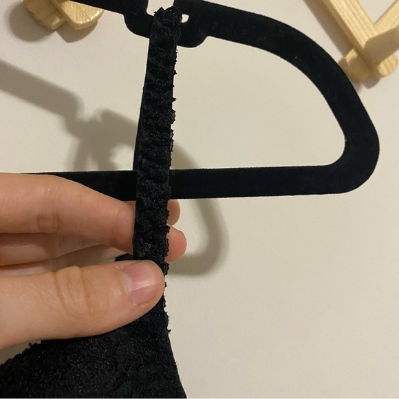 Victoria's Secret Vintage Black Lace Babydoll Lingerie Top medium - Picture 5 of 10